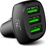 Green Cell Car Charger PowerRide 54W 3xUSB 18W z Ultra Charge
