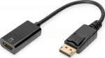 DIGITUS Aktiver DisplayPort Adapter/Converter, DP auf HDMI