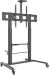 Techly ICA-TR230 multimedia cart/stand Black Flat panel