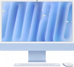 Apple 24-inch iMac with Retina 4.5K display: M4 chip with 8-core CPU and 8-core GPU, 16GB, 256GB SSD - Blue (MWUF3D/A)