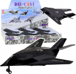 LEANToys Airplane Fighter Military Jet Z Driven by Lights and Sounds 1:400 LEAN Toys