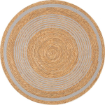 Carpet SELITA D100cm, natural/grey