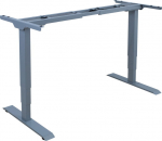 Table leg ERGO with 2 motor, silver grey