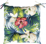 Cushion for chair SUMMER FLOWER 40x40cm, dark floral
