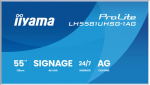 IIYAMA 55IN GALLERY LINE WITH REMOVABL, UHD VA ELED PANEL HAZE 25 500CD/