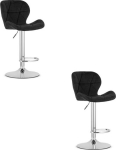 LEOBERT hokey WEST - black velvet / chrome base x 2