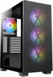 AZZA PC Gaming Housing Midi ATX Hive450M tempered Glass ARGB - Midi/Minitower - ATX