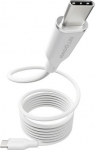 PanzerGlass MAGNET 240W USB-C TO USB-C CBL, USB 2.0 1.5M SILVER WHITE