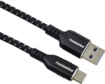Kabel USB PremiumCord USB-A - USB-C 1.5 m Black and white (ku31cx15)