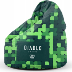 Pouf for a child Diablo Chairs, green Craft Edition