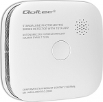 Qoltec 52579 Wireless smoke detector with battery | Tuya | Wi-fi | sensor service life 10 years | alarm 85dB | LED