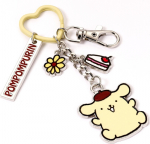 The Carat Shop Ltd Carat Shop Hello Kitty - Pompompurin Keyring with Charms (HKKR0018)