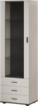 Cama MEBLE Cama S1 SOHO display cabinet 60x41x192 cashmere + black
