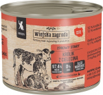 WIEJSKA ZAGRODA Rabbit with veal for kittens - wet cat food - 200g