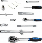 KingTul Tool Kit 172el. 1/4'' 3/8'' 1/2'' (6-angular) (4-32mm)