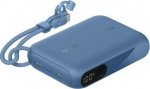 Belkin Powerbank mit Display 20W 10.000mAh USB-C blau BPB027hqBL