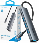 Hub 5v1 USB-C 3.0 Vention 0.15m