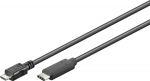 Wentronic goobay USB-C adapter 20cm Sort