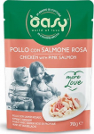OASY More Love Chicken with salmon - wet cat food - 70g