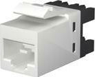 CommScope SL110 Series Modular Jack, RJ45, category 6, T568A/T568B, unshielded, without dust cover, white