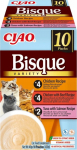 Inaba Foods INABA CAT CIAO BISQUE CHICKEN,BEEF,FISH 10x40g