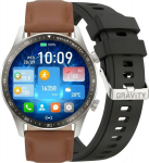 Smartwatch Gravity with 2 Straps GT10-8 / silver