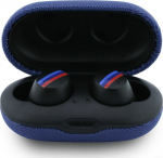 Wireless in-ear headphones Bluetooth TWS BMW M Metal Logo ENC niebieski