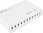 Alcasa Good Connections USB-Desktop fast charging station 250W 10Port