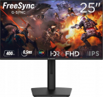 Monitor Rampage TITAN TT25F400F 25'' FHD 400Hz Fast IPS 0.5ms HDR
