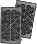 Tefal Snack Collection baking sheets: 6 Heart waffles