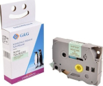 G&G Silk ribbon compatible with Brother TZe-RG34P