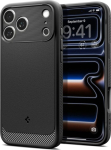 &Uuml;mbris Rugged Armor (MagFit), Apple iPhone 18 Pro / iPhone 17 Pro, matt must, MagSafe &uuml;hilduv, Spigen