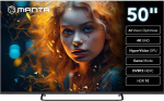 Manta MATV002LUV50 50" Smart VIDAA TV LED 4K UHD with S2 DVBT2 H Set-Top Box.265/HEVC BT HDR Wi-Fi