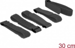 Delock Hook-and-loop fasteners L 300 mm x W 20 mm 5 pieces with loop black