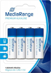 BATTERY ALKALINE AA 1.5V/4PCS MRBAT104 MEDIARANGE