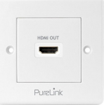 PureLink PI100 | PureInstall HDMI Wallplate 1-Port | Wall, surface | Vit