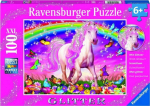 Ravensburger Puzzle 100 Unicorn XXL glitter