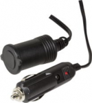 LogiLink CP0111 2.0m - Cigarette lighter extension / 5A 12V DC / czarny / 2.0m