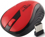 TITANUM Titanium TM114R WIRELESS 3D OPTICAL MOUSE HARRIER RED