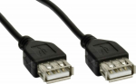 Cable USB Akyga USB-A - USB-A 1.8 m Czarny (AK-USB-06)