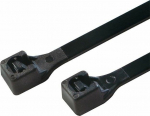 Organizer LogiLink Cable tie Black 100 sztuk (KAB0001B)