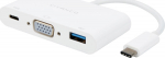 Vivanco adapter USB-C - VGA 3in1 (45386)