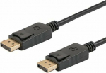 Cable Savio DisplayPort - DisplayPort 1m czarny (CL-135)