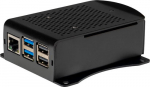 Raspberry Pi - aluminum case with fan, Raspberry Pi 5 B, black