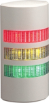 PATLITE Halbs&auml;ule WEP-302FB-RYG Wandm. Buz LED R-Y-G weiss