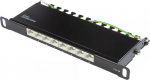 Alcasa Good Connections GC-N0130 - 10 Gigabit Ethernet - RJ45 - Cat6e - 22/26 - Schwarz - Stahl