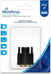 MediaRange HDMI Buchse/DVI-D Plug (18+1-pole) schwarz