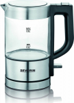 Severin WK 3472 tourist glass - Moc [W]: 1100 | Capacity [l]: 0.5 | Hidden heating element: tak | Color: black and silver | Filter: tak | Rotating base: tak