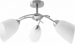 Activejet Classic chandelier pendant ceiling lamp NIKITA nickel triple 3xE27 for living room