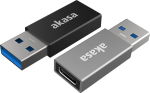 Akasa Type A to Type C USB Adapter - 2 pieces